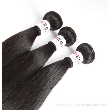 Megalook Hair Discounts Wholesale Brazilian Hair Bundles Human,Raw Virgin Cuticle Aligned Hair, Virgin Mink Brazilian Hair